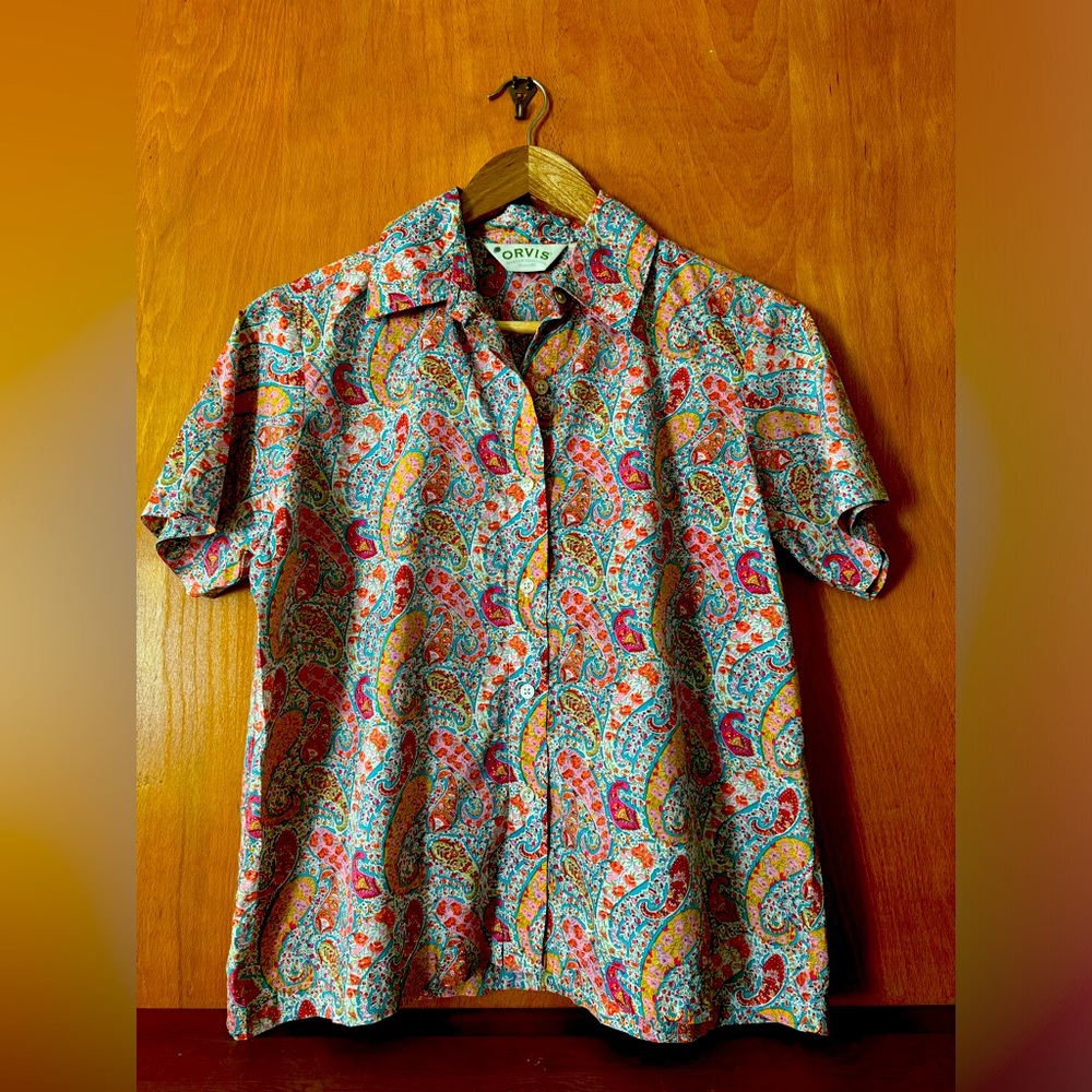 Orvis Women’s 100% Cotton Paisley Shirt